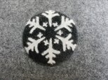 雪柄ブローチ大きいサイズⅠ