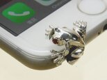 iphone6対応カエルのイヤホンジャックアクセサリーの画像