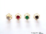 Cube catch pierce Gold（片耳販売）の画像