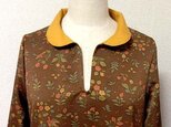 着物から花と鳥のチュニック