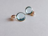 2way pearl ＋ glass - aqua blueの画像