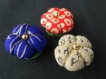 古布　お花のマグネット　３個セット　no3