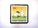 フィンランド「童話」　切手ブローチ715