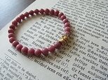 Rhodonite pink　ブレスレットの画像