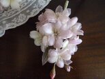 シルクの桜＊花枝のコサージュ02の画像
