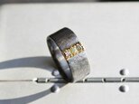 Raw Dia Cube Ring WideA　受注生産の画像