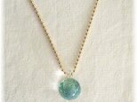 【2月再販】ダイクロペンダント＊TURQUOISEの画像