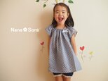 size100/120 ブラウス ブルーの画像