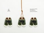 スニーカーネックレス(green）の画像