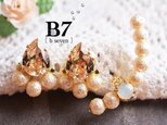 3way 雫イヤリング/ピアス（両耳）＆イヤーカフセットの画像