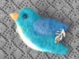 青い鳥　アロマブローチの画像