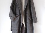 シェットランドウールリネンのトレンチコート