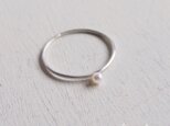 【再販】- Silver - Pearl Ringの画像