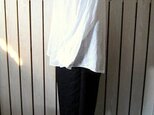 黒リネンのゆるクロップドパンツ*試作サンプルの画像