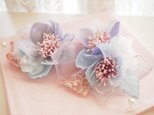 ２個セット母娘お揃い卒園・入学などコサージュ・髪飾りにもB