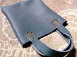 ”トリヨン・カラーオーダー”　手縫い薄まち手提げバッグの画像