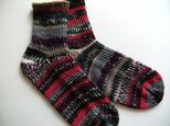 ショート丈手編み靴下【アドミラール　Rドルック 1566】の画像