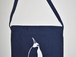 ペンギンショルダーバッグ、ネイビー