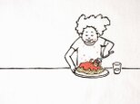 『ミートソーススパゲティ』 Tシャツ 半袖の画像