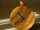 小鳥の時計（オーク材、type-B）の画像