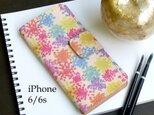 iPhone6/6s手帳型ケース(レースフラワー)ILL-1131の画像