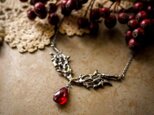 【Lyudmila -Almandine】necklaceの画像