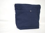 Canvas Pouch -navyの画像