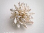 White Pearl Brooch / 02-Sの画像