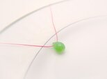 [14kGF]繊細な絹糸のネックレス[クリソプレーズ]の画像