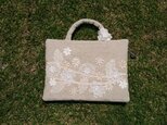 mini “Flower lace” ハンドバッグ