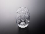 東京切子（花切子）ワイングラス　「千代紙」の画像