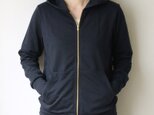 zip parka (navy) size1の画像