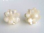 【再販】 ピアス White flower -pierced earrings / Aの画像