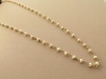 『Y』様 オーダー品 K18YG 淡水パール ネックレス