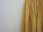 リネン＊ギャザースカート＊マンゴー