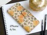 iPhone6/6s手帳型ケース(マリーゴールド)ILL-1131の画像