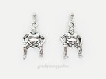 お相撲さんピアス【イヤリング変更可】