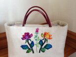 wild roses bag＊野ばらのバッグの画像