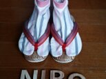 NIRO足袋ﾎﾞｰﾀﾞｰ22.5-23.0cm(ﾋﾟﾝｸ)の画像