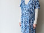 drop shoulder one-piece (blue)の画像