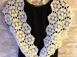 【セール】花モチーフのスヌード　春夏向き