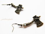 斧ピアス【イヤリング変更可】