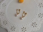 【再販】プチ本真珠ノンホールピアス♡
