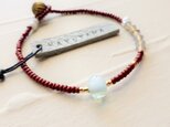 フランスアンティークglassbracelet（sorairo)の画像