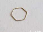 【受注制作】- Brass - Hexagonal Ring　2の画像