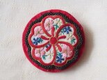 「ブローチ」ヴィンテージ手縫い・京刺繍の画像