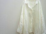 小さな襟のシャツ＊オフホワイト＊Mさまオーダー品