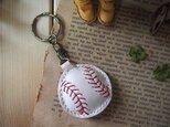 *受注生産*ヌメ革*野球ボール・キーホルダー*名前オーダー*