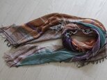 roots shawl BIG cotton100 b2-01の画像