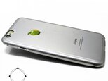 iphone6/iphone6sケース（4.7寸）合金チタンケースiphoneカバー（マットシルバー）リンゴの画像